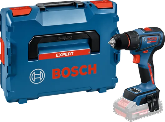 Bosch EXSR18V-90 akku-boremaskine med bærekuffert.